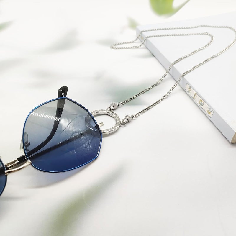 Hongeely Glasses Holder Chain Loop Eyeglasses Necklace Ring for Women Reading Glasses Sunglasses Necklace for Men - Image 2